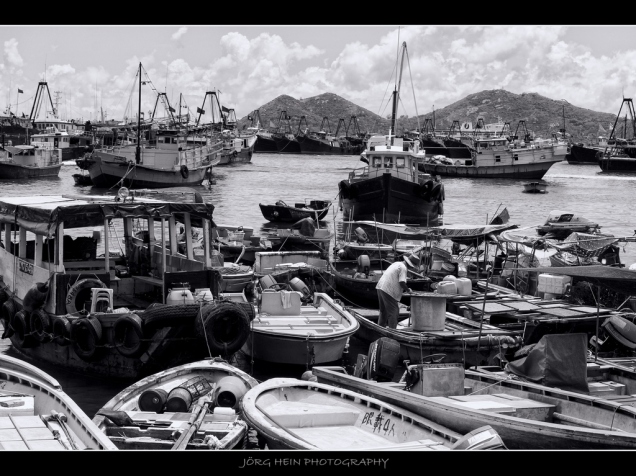 fishing boats in Cheung Chau